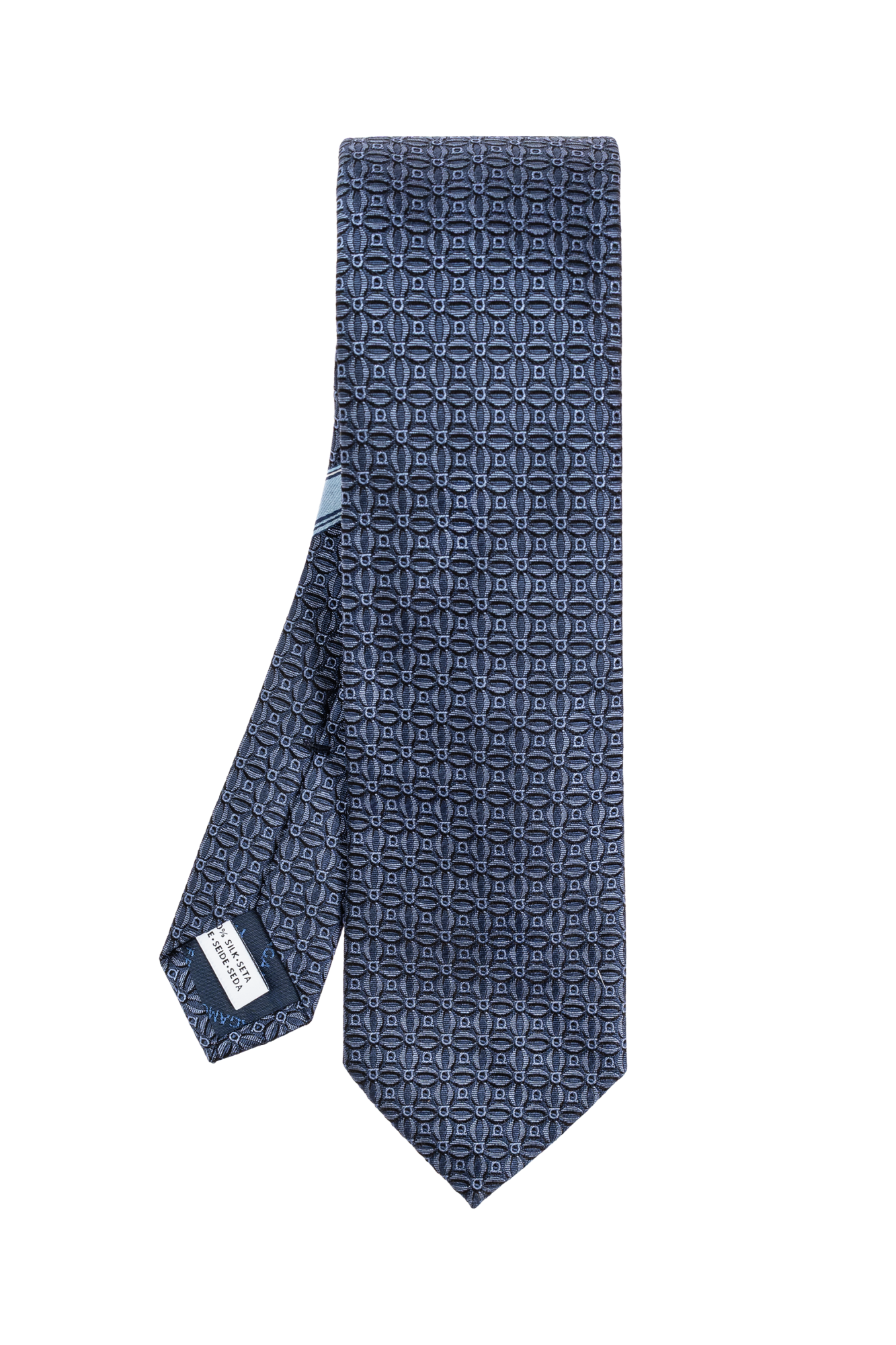 アクセサリーその他 FERRAGAMO NAVY BLUE SILK TIE Salvatore Ferragamo Silk Tie Navy Origami Paper Boat Novelty